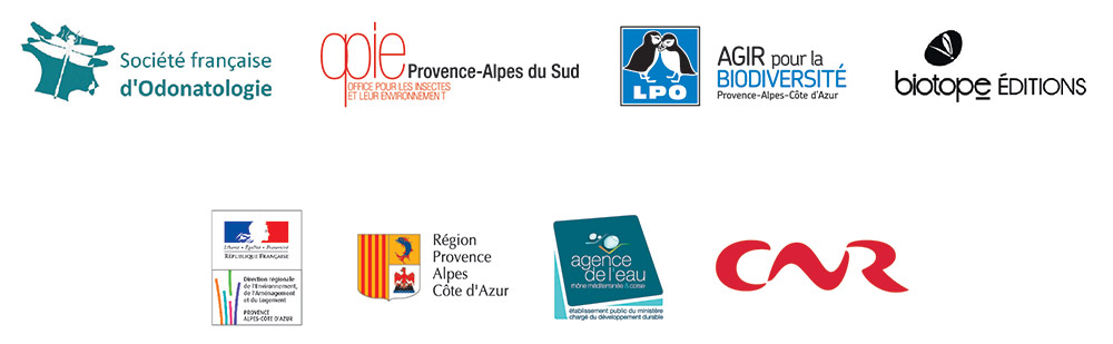 Partenaires de l'atlas des libellules de PACA
